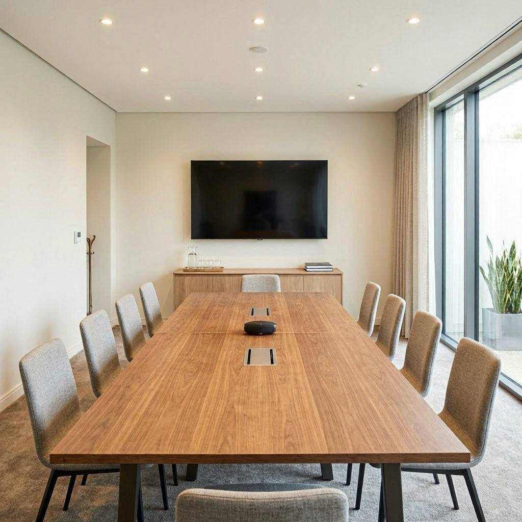 突发停电恢复后对创业公司的写字楼办公视频会议空间配置会形成哪些连锁影响